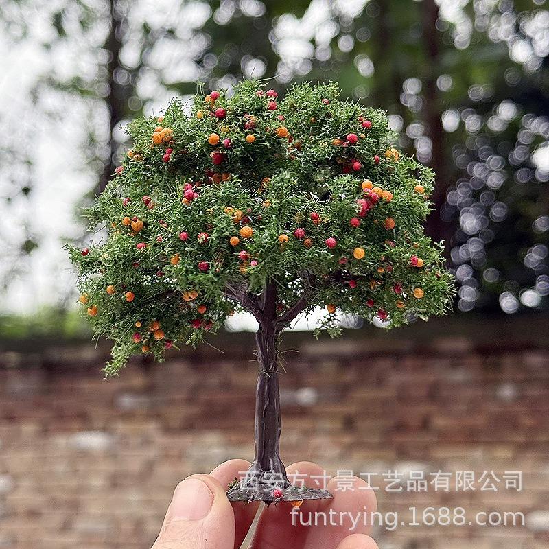 Square Inch Scenery Miniature Simulation Fruit Tree Red Apple Lemon Orange Orange Model Orchard Landscaping DIY Sand Table Plant 1Pcs
Square Inch Scenery Miniature Simulation Fruit Tree Red Apple Lemon Orange Orange Model Orchard Landscaping DIY Sand Table Plant 1Pcs