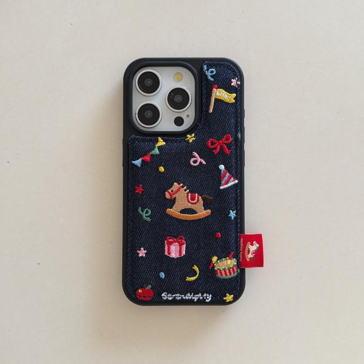 Autumn/Winter Denim Embroidery Carousel Style iPhone 17 Pro Max, 16p Case iPhone 14 Pro Max
Autumn/Winter Denim Embroidery Carousel Style iPhone 17 Pro Max, 16p Case iPhone 14 Pro Max