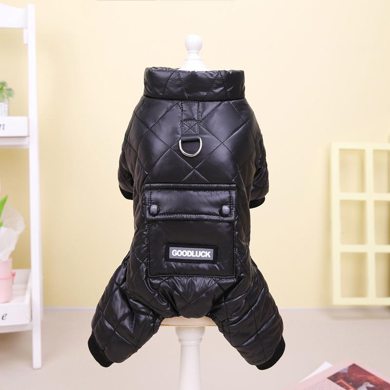 Waterproof Dog Clothing Winter Dog Jumpsuit Rompers Warm Puppy Coat Jacket Yorkie Pomeranian Poodle Bichon Small Dog Clothes S чорний
Waterproof Dog Clothing Winter Dog Jumpsuit Rompers Warm Puppy Coat Jacket Yorkie Pomeranian Poodle Bichon Small Dog Clothes S чорний