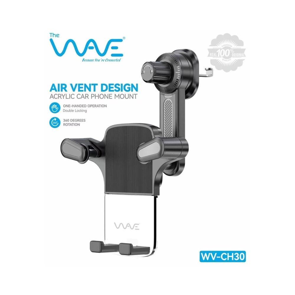 Wave Care Phone Holder for Air Vent 360° Rotation One-Hand Operation ABS Acrylic Material Strong Grip Universal Fit 1-Year
Wave Care Phone Holder for Air Vent 360° Rotation One-Hand Operation ABS Acrylic Material Strong Grip Universal Fit 1-Year