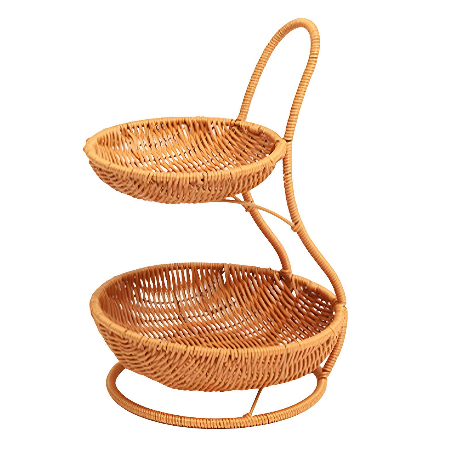 Stackable Plastic Wicker Basket Breathable Design Decorative Fruit Tray For Freshness Produces Storage Indoor Outdoor Use 1
Stackable Plastic Wicker Basket Breathable Design Decorative Fruit Tray For Freshness Produces Storage Indoor Outdoor Use 1