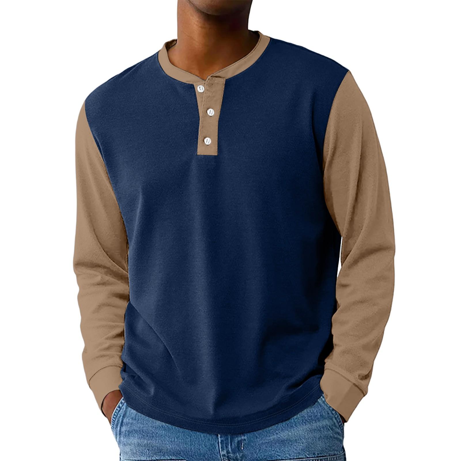 Мужская свободная повседневная толстовка с длинными рукавами, лацканами и застежкой-молнией M
Мужская свободная повседневная толстовка с длинными рукавами, лацканами и застежкой-молнией M