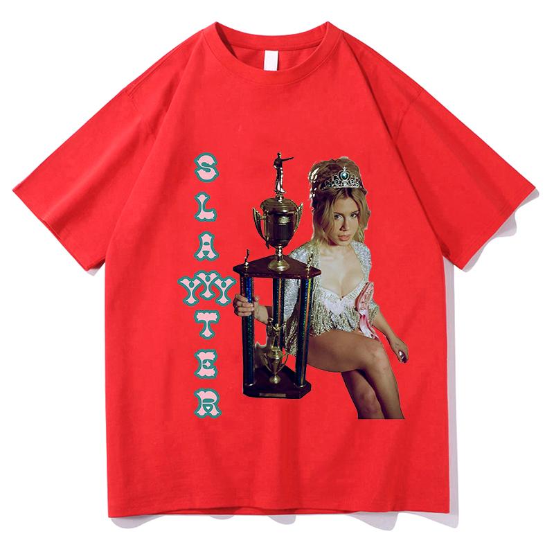 Slayyyter WORT GIRL IN AMERICA Tshirts Cute Casual Fashion Camisetas Pure Cotton High Quality Comfortable Soft Clothing Tops S
Slayyyter WORT GIRL IN AMERICA Tshirts Cute Casual Fashion Camisetas Pure Cotton High Quality Comfortable Soft Clothing Tops S