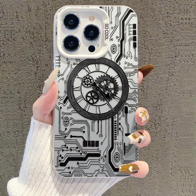 Silver Circuit Board for iPhone 17 Case, Compatible with iPhone 13/14 Pro/15 Pro Max/16 Pro Huawei Pura 70
Silver Circuit Board for iPhone 17 Case, Compatible with iPhone 13/14 Pro/15 Pro Max/16 Pro Huawei Pura 70