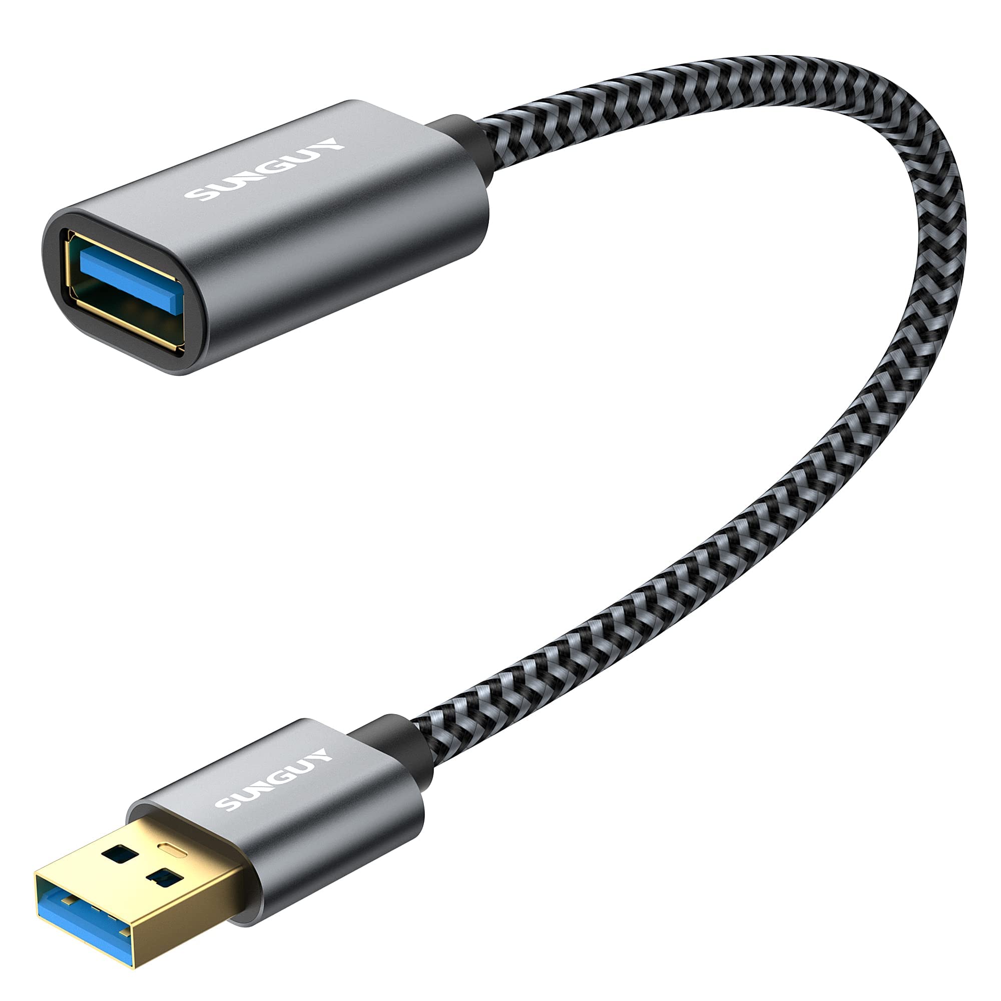 SUNGUY USB-удлинитель USB-удлинитель 5 Гбит/с высокоскоростная передача данных, короткий удлинитель с нейлоновой оплеткой и позолоченным разъемом
SUNGUY USB-удлинитель USB-удлинитель 5 Гбит/с высокоскоростная передача данных, короткий удлинитель с нейлоновой оплеткой и позолоченным разъемом