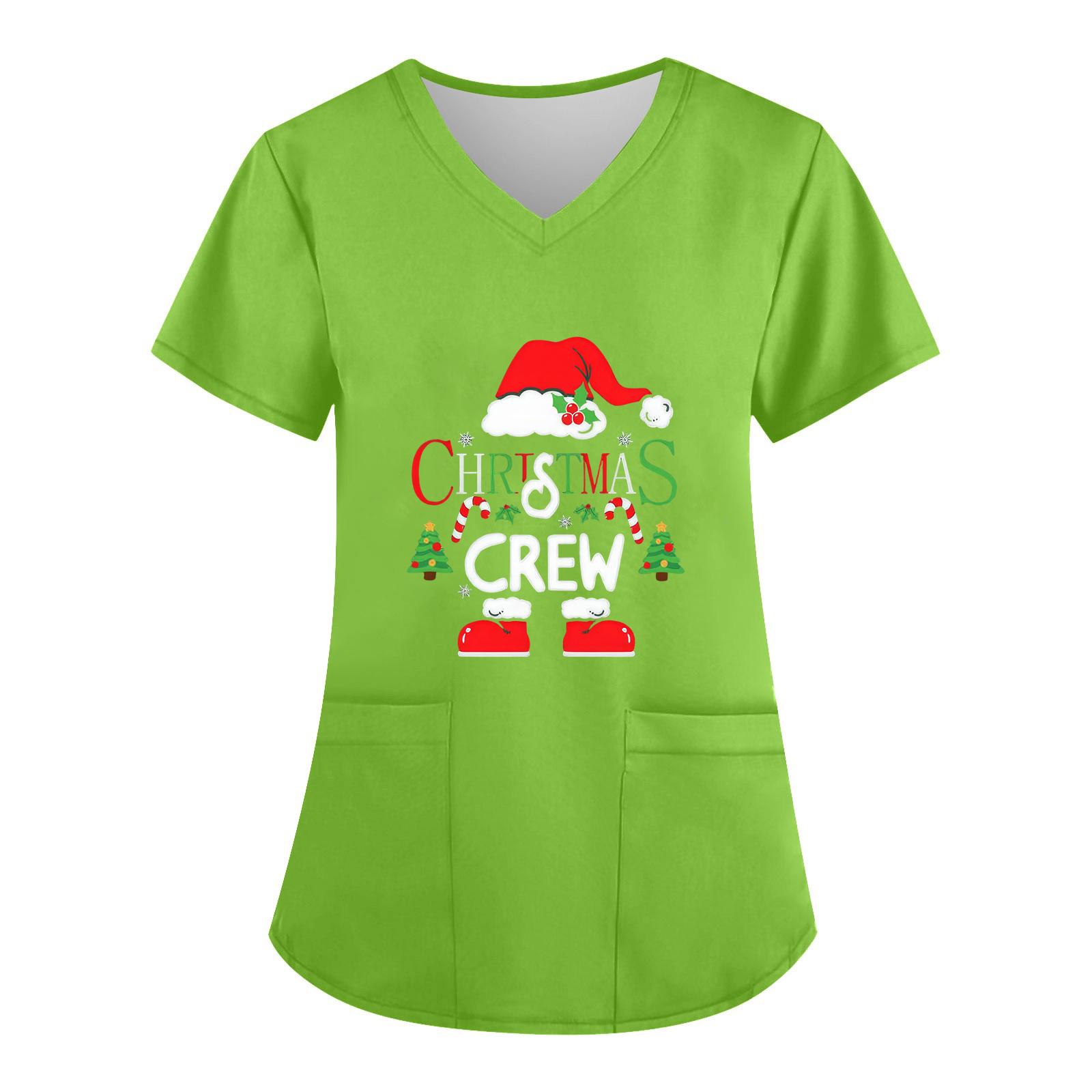 Женский топ с V-образным вырезом, рождественским принтом, короткими рукавами, карманом и боковым разрезом XXXXL
Женский топ с V-образным вырезом, рождественским принтом, короткими рукавами, карманом и боковым разрезом XXXXL