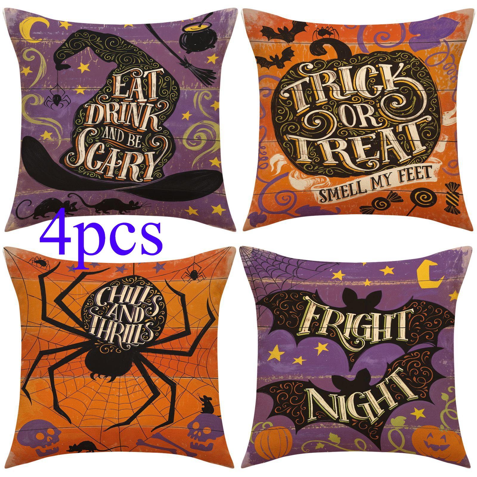 4 шт./компл. Хэллоуин забавная наволочка для подушки льняная Хэллоуин английские буквы беспорядок наволочка без подушки сердцевины 45cmx45cm
4 шт./компл. Хэллоуин забавная наволочка для подушки льняная Хэллоуин английские буквы беспорядок наволочка без подушки сердцевины 45cmx45cm