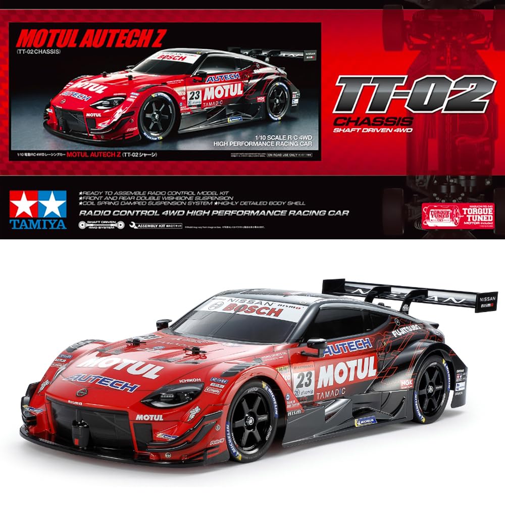 Электрическая радиоуправляемая машина Tamiya 110, серия № 735 MOTUL AUTECH Z (Шасси ТТ-02) 58735
Электрическая радиоуправляемая машина Tamiya 110, серия № 735 MOTUL AUTECH Z (Шасси ТТ-02) 58735