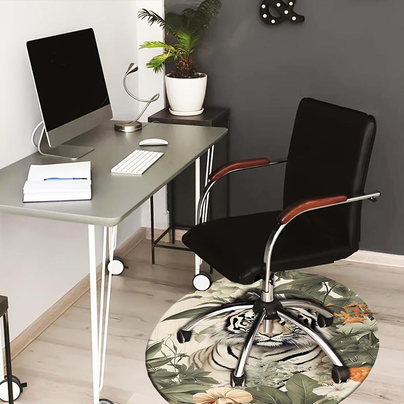 1PC Tiger Flowers Non-Slip Floor Round carpet, Office, family, bedroom, Large Area Rug Indoor Rugs, Vibrant Colors-Z0448 80cm by 80cm
1PC Tiger Flowers Non-Slip Floor Round carpet, Office, family, bedroom, Large Area Rug Indoor Rugs, Vibrant Colors-Z0448 80cm by 80cm