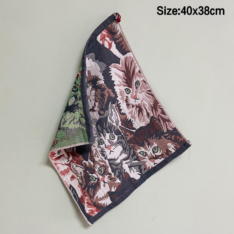 4 Layer 38X40Cm Cotton Yarn Decorative Pure Cotton Dish Cloth Quick Dry Tea Towel Retro Floral Hand Towel Home Restaurant
4 Layer 38X40Cm Cotton Yarn Decorative Pure Cotton Dish Cloth Quick Dry Tea Towel Retro Floral Hand Towel Home Restaurant