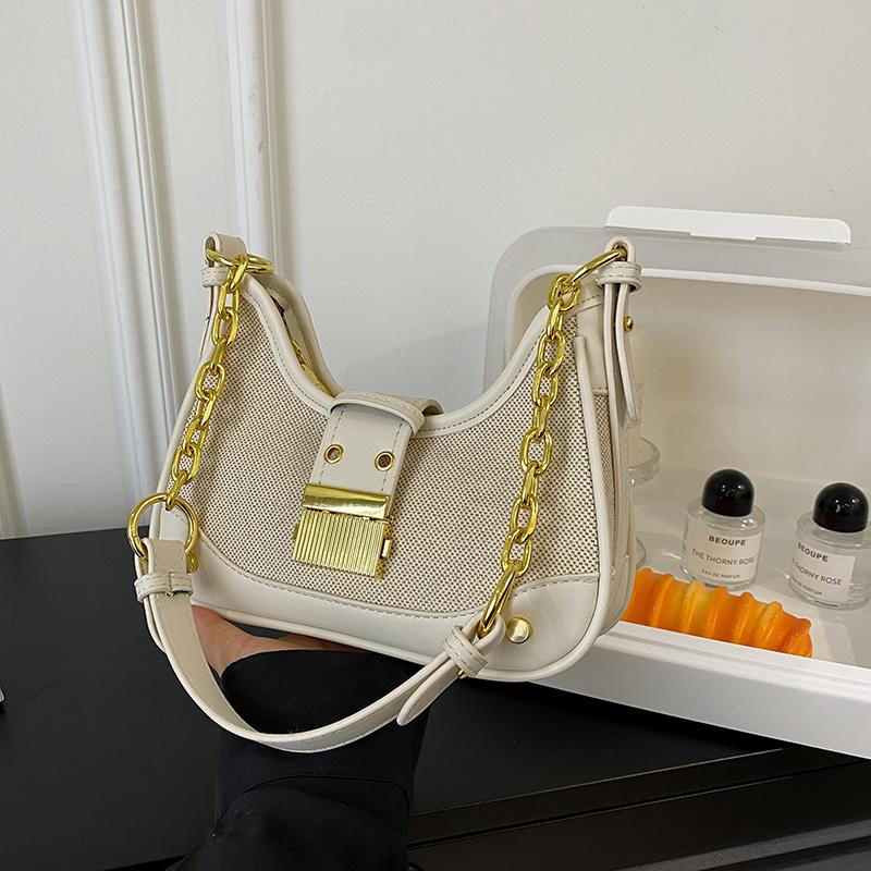 Fashionable Spliced Women s Single Shoulder Bag Underarm Chain Strap Crossbody Bag with Safe Metal Lock Crescent Moon Bag бежевый
Fashionable Spliced Women s Single Shoulder Bag Underarm Chain Strap Crossbody Bag with Safe Metal Lock Crescent Moon Bag бежевый