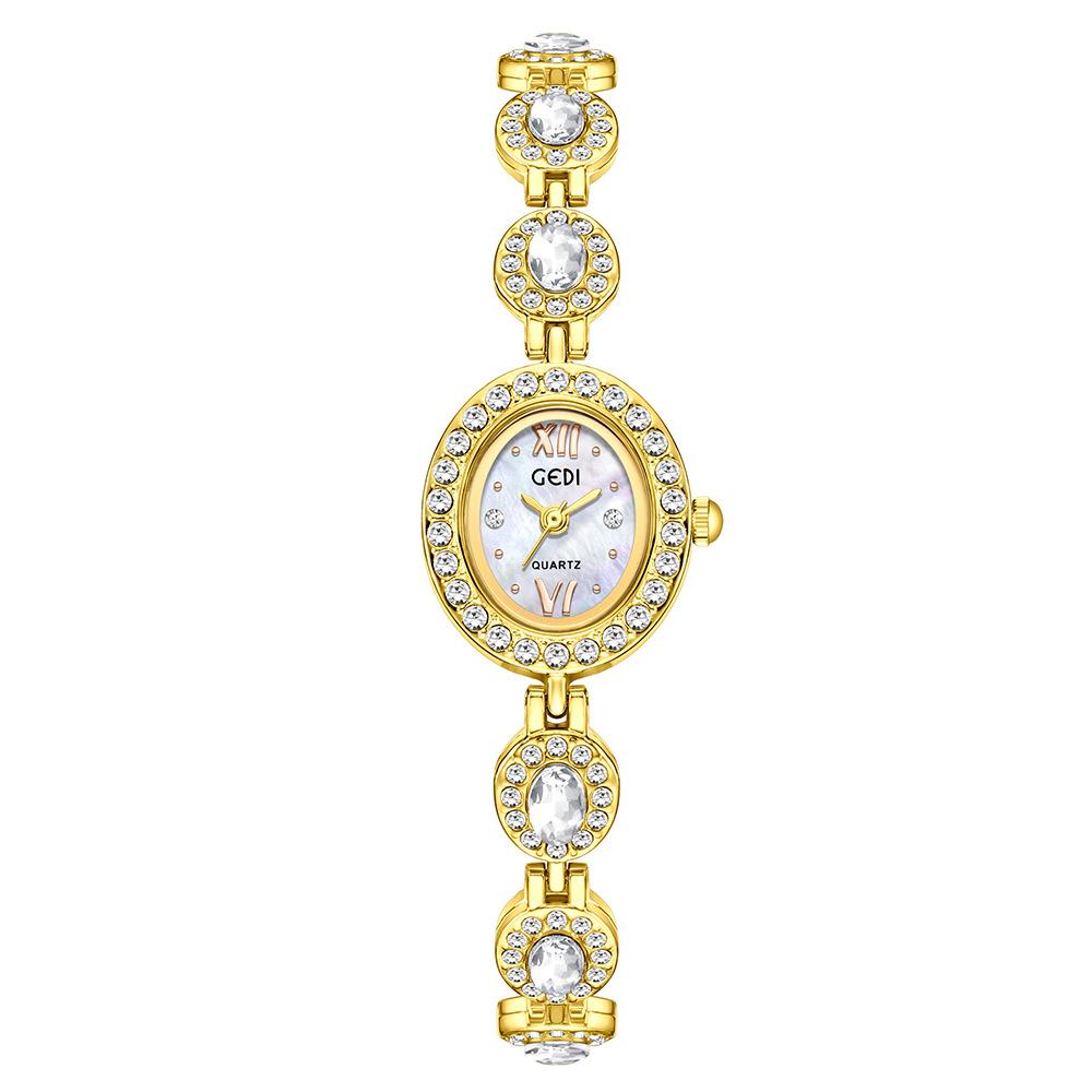 Medieval Style Bracelet Watch, Light Luxury Oval Rhinestone Quartz Watch, Women S Small And Exquisite Literary Watch
Medieval Style Bracelet Watch, Light Luxury Oval Rhinestone Quartz Watch, Women S Small And Exquisite Literary Watch