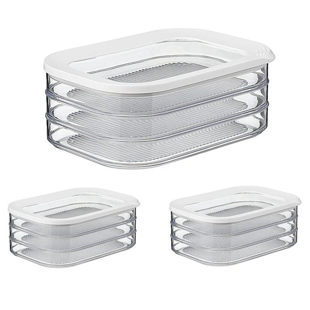 Transparent 3 Tier Meat Storage Box Plastic Food Preservation Box Refrigerated Crisper for Kitchen прозрачный
Transparent 3 Tier Meat Storage Box Plastic Food Preservation Box Refrigerated Crisper for Kitchen прозрачный