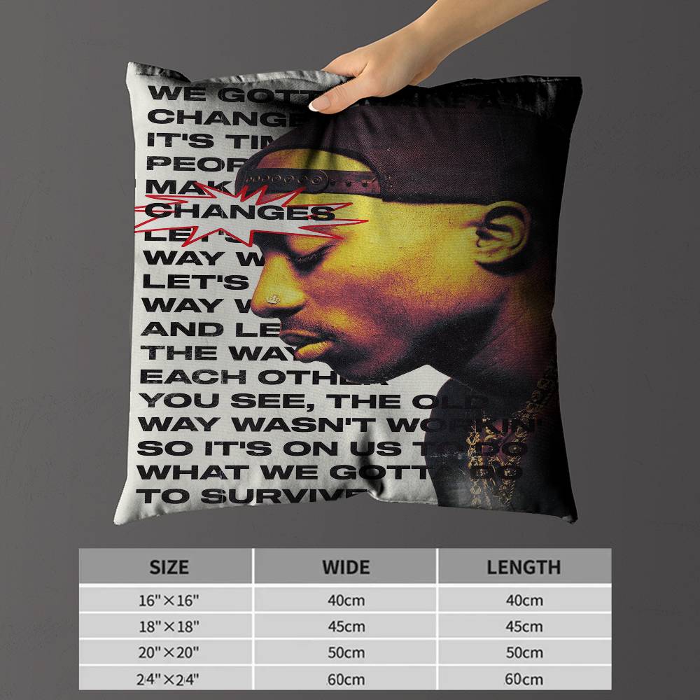 Hip Hop Singer TTupac Pillow Gifts Home Office Furnishings Bedroom Sofa Car Cushion Cover case xcm 30x30 cm
Hip Hop Singer TTupac Pillow Gifts Home Office Furnishings Bedroom Sofa Car Cushion Cover case xcm 30x30 cm