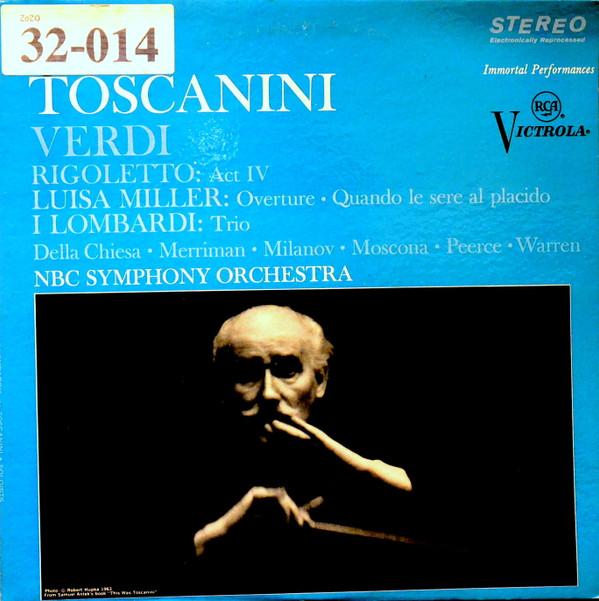 LP Record GIUSEPPE VERDI / ARTURO TOSCANINI - - Rigoletto / Luisa Miller / I Lombar VICS1314E RCA Victrola US Classical Used
LP Record GIUSEPPE VERDI / ARTURO TOSCANINI - - Rigoletto / Luisa Miller / I Lombar VICS1314E RCA Victrola US Classical Used
