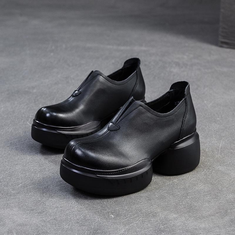 Johnature Retro Solid Color Thick Soled Pumps Genuine Leather Comfortable And Versatile Women s Slip-on Shoes 36 чорний
Johnature Retro Solid Color Thick Soled Pumps Genuine Leather Comfortable And Versatile Women s Slip-on Shoes 36 чорний