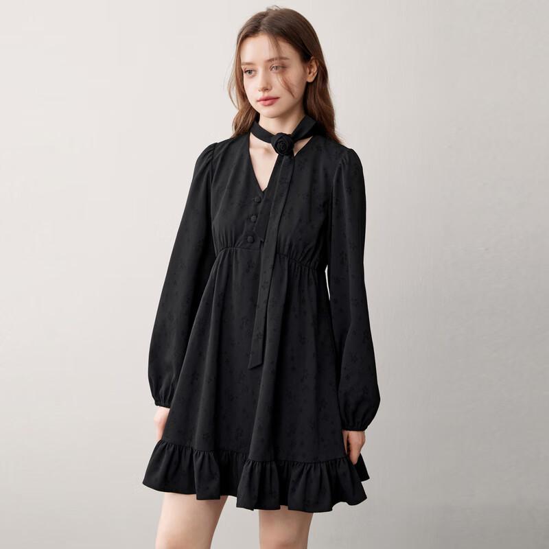 Le Tine Vintage V-Neck Long Sleeve Jacquard Dress XS
Le Tine Vintage V-Neck Long Sleeve Jacquard Dress XS
