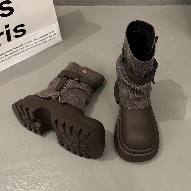 Британская универсальная платформа ботинки Мартина женские осенне-зимние модные взрывные западные ковбойские короткие ботинки толстый каблук рыцарские ботинки 40 коричневый
Британская универсальная платформа ботинки Мартина женские осенне-зимние модные взрывные западные ковбойские короткие ботинки толстый каблук рыцарские ботинки 40 коричневый