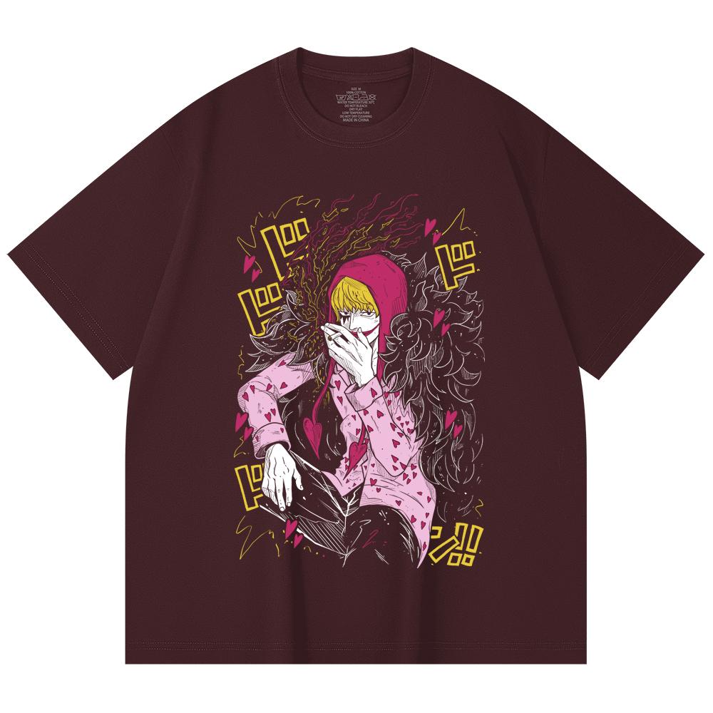 230 Gsm 100% Cotton One Piece V15 Corazon Print Unisex Heavy Cotton T Shirt 2XL вина червоного кольору
230 Gsm 100% Cotton One Piece V15 Corazon Print Unisex Heavy Cotton T Shirt 2XL вина червоного кольору