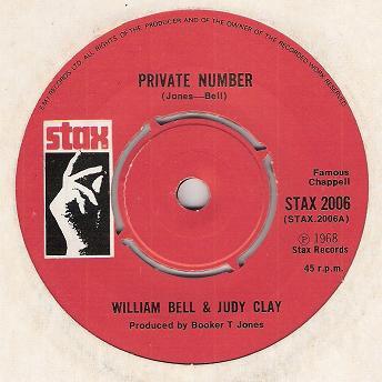 7inch Record WILLIAM BELL & JUDY CLAY - Private Number / My Baby Specialise STAX2006 Stax 1977 UK Soul/Funk Used
7inch Record WILLIAM BELL & JUDY CLAY - Private Number / My Baby Specialise STAX2006 Stax 1977 UK Soul/Funk Used