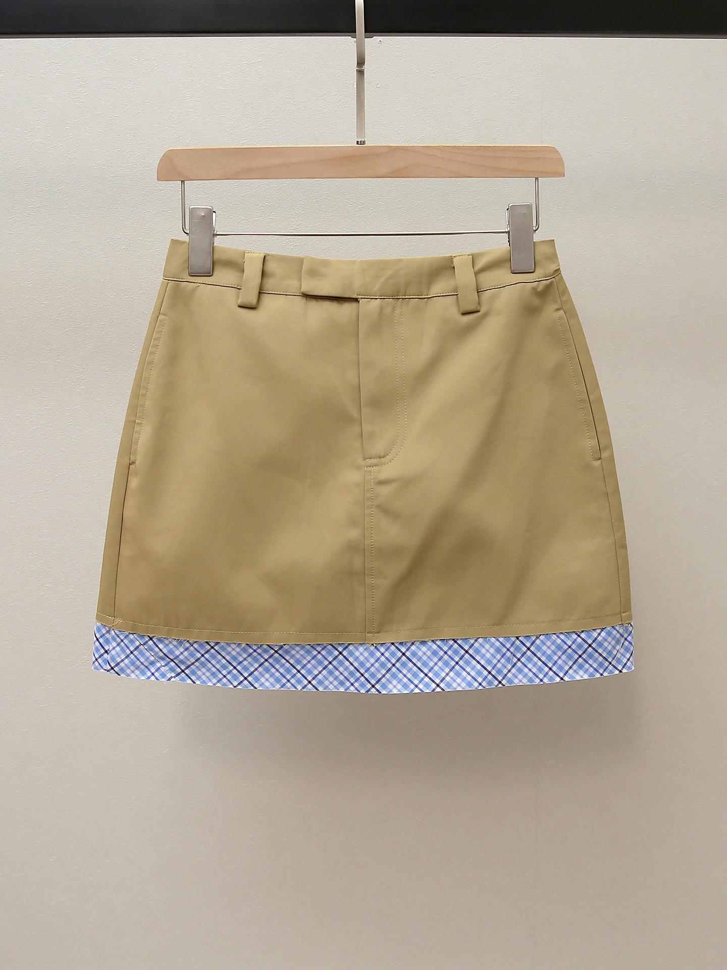 Autumn French Retro Plaid Patchwork A-Line Midi Skirt for Women Large
Autumn French Retro Plaid Patchwork A-Line Midi Skirt for Women Large