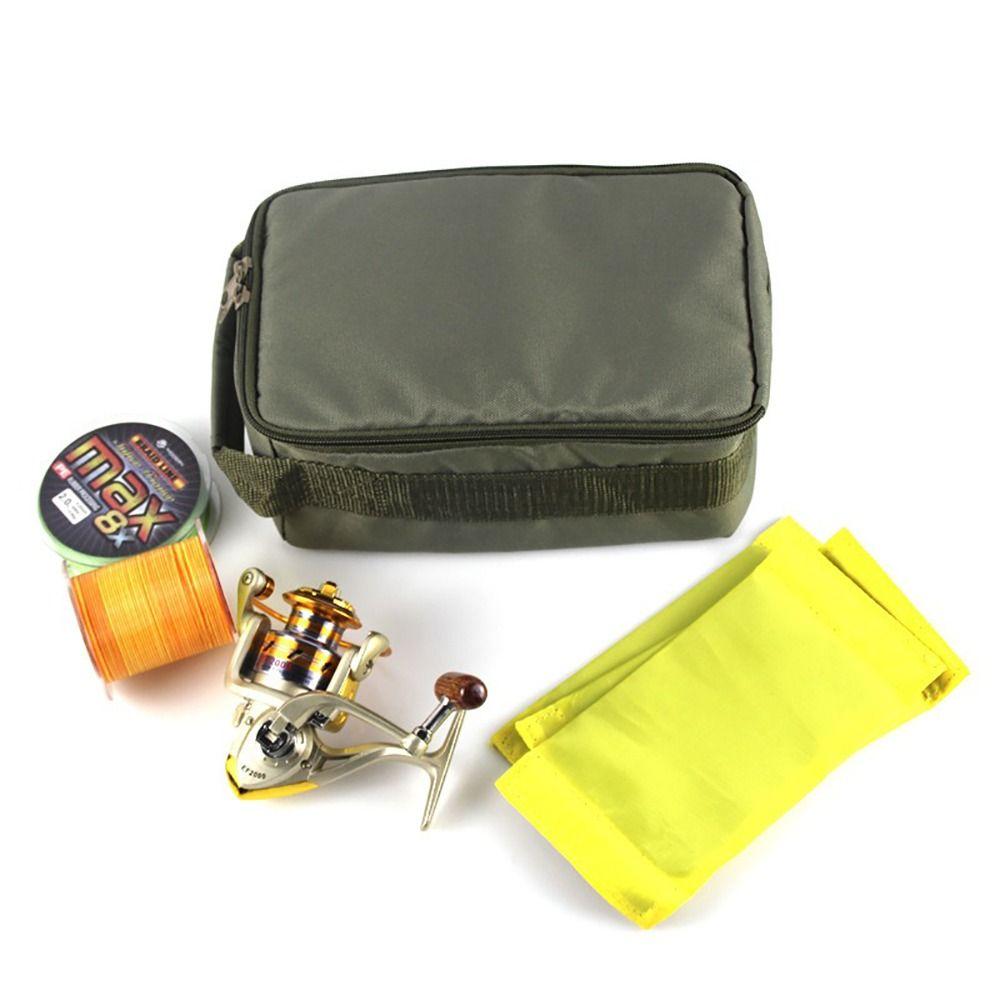 Large Capacity Handbag Oxford Storage Bag Hot Fishing Tackle Bag Fishing Reel Lure Hook Gear зелений
Large Capacity Handbag Oxford Storage Bag Hot Fishing Tackle Bag Fishing Reel Lure Hook Gear зелений