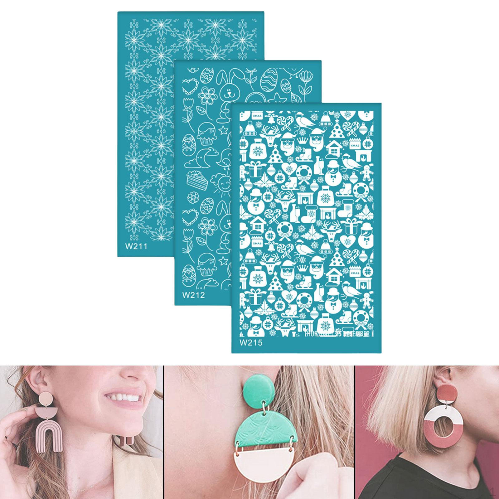 3 шт., инструмент для полимерной глины, трафареты для шелкографии, многоразовый набор для шелкографии, можно стирать для Style F
3 шт., инструмент для полимерной глины, трафареты для шелкографии, многоразовый набор для шелкографии, можно стирать для Style F