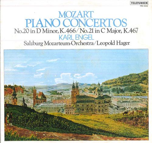 LP Record KARL ENGEL, LEOPOLD HAGER, SALZBURG - Mozart Concerto For Piano And Orche FRC1043 TELEFUNKEN 1980 Japan Classical Used
LP Record KARL ENGEL, LEOPOLD HAGER, SALZBURG - Mozart Concerto For Piano And Orche FRC1043 TELEFUNKEN 1980 Japan Classical Used