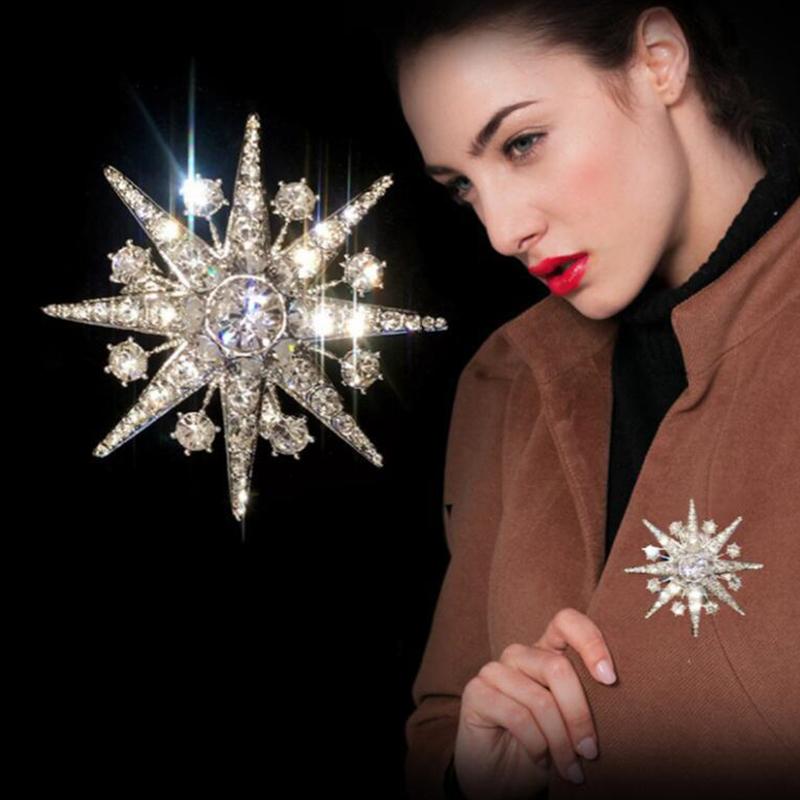 Женский костюм Корсаж Личность Темперамент Октагон Звезды Брошь Снежинка Булавка
Женский костюм Корсаж Личность Темперамент Октагон Звезды Брошь Снежинка Булавка