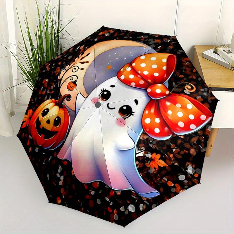 1pc Adorable Ghost and Happy Pumpkin Cartoon Umbrella, Portable 3-Fold Compact Umbrella, Suitable for Camping, Hiking and Travel, Ideal East
1pc Adorable Ghost and Happy Pumpkin Cartoon Umbrella, Portable 3-Fold Compact Umbrella, Suitable for Camping, Hiking and Travel, Ideal East