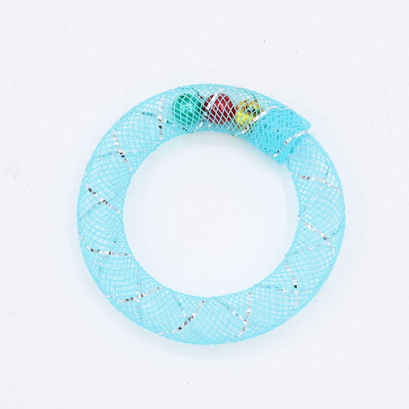 Cat Self-Playing Toy. Donut-Shaped Cat Soft Tube with Bell Sound, Bouncing Spring Cat Toy, Without Battery синій
Cat Self-Playing Toy. Donut-Shaped Cat Soft Tube with Bell Sound, Bouncing Spring Cat Toy, Without Battery синій