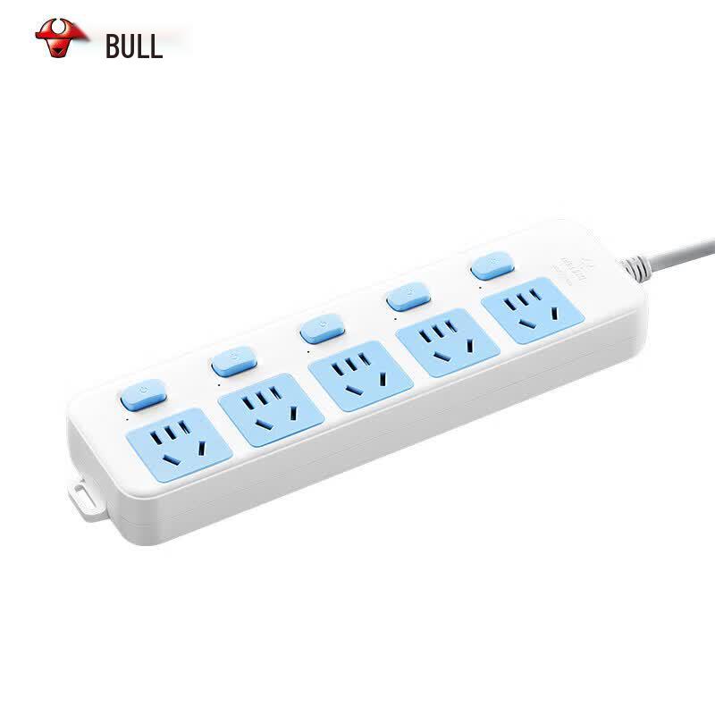 BULL GN-316 5-Outlet Power Strip with Individual Switches, 3m
BULL GN-316 5-Outlet Power Strip with Individual Switches, 3m