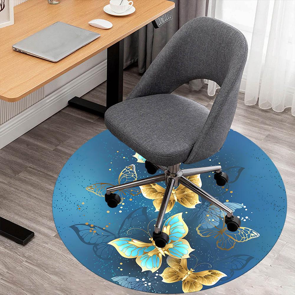 1pc Butterfly Circle Round Chair mat Area Rug - Non-Slip, Floor Mat for Office, Bedroom, and Indoor Decor c1125166 80cm by 80cm
1pc Butterfly Circle Round Chair mat Area Rug - Non-Slip, Floor Mat for Office, Bedroom, and Indoor Decor c1125166 80cm by 80cm