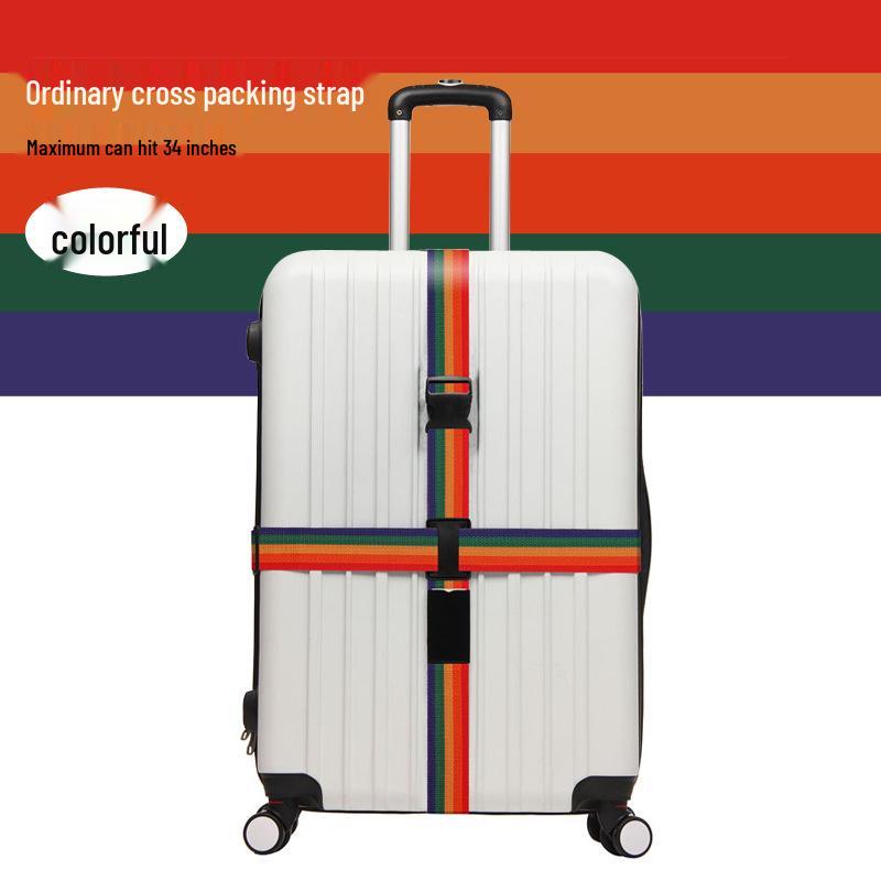 Rainbow Luggage Strap Bungee Cord for Travel
Rainbow Luggage Strap Bungee Cord for Travel