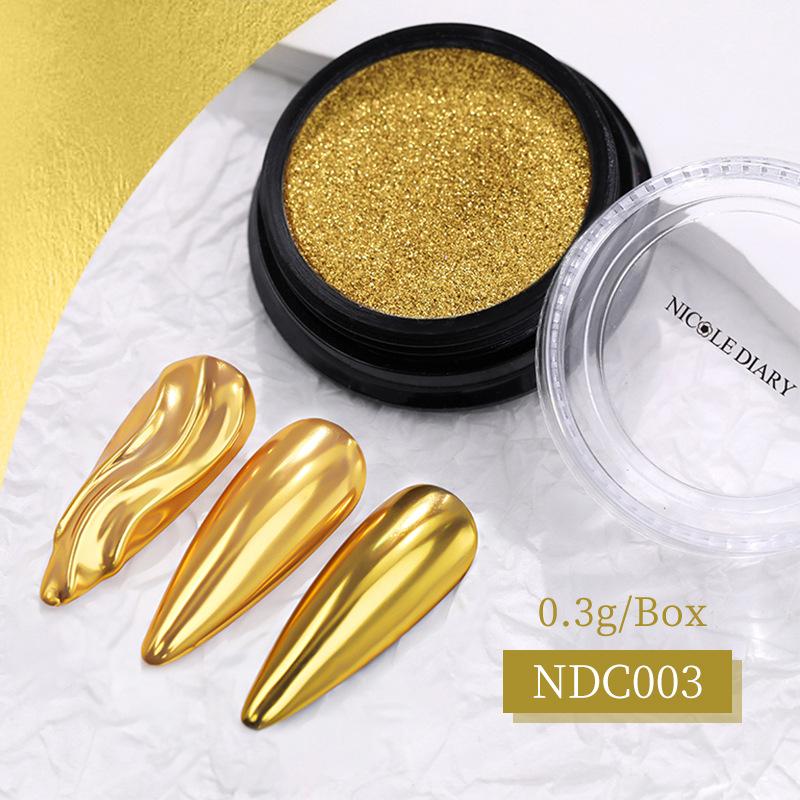 Nicole Diary Nail Art Solid Mirror Powder, Water Corrugated Mirror Flour, Aperture Laser Mirror Powder C003
Nicole Diary Nail Art Solid Mirror Powder, Water Corrugated Mirror Flour, Aperture Laser Mirror Powder C003