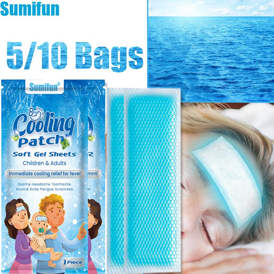 Sumifun 5/10Pcs Summer Cooling Hydrogel Patch Forehead Patch Essential House Cool Relief Fever Reducer Prevent Heatstroke 5 PCS(5 Bags)
Sumifun 5/10Pcs Summer Cooling Hydrogel Patch Forehead Patch Essential House Cool Relief Fever Reducer Prevent Heatstroke 5 PCS(5 Bags)