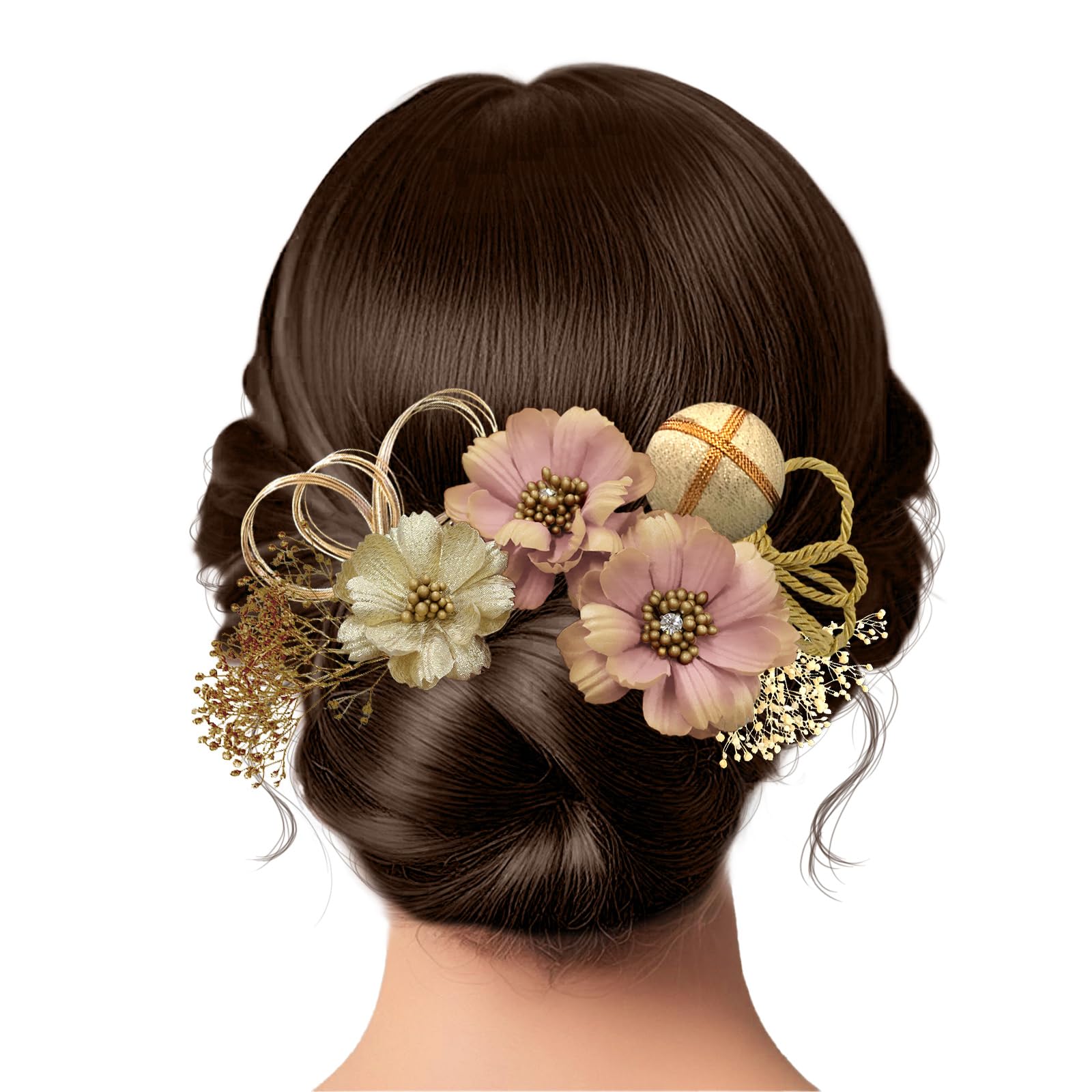 Hair ornament for golden hair latest Western Japanese style long-sleeved kimono, coming-of-age ceremony, 24w110, 7-piece set, knobs, brown, red, blue,
Hair ornament for golden hair latest Western Japanese style long-sleeved kimono, coming-of-age ceremony, 24w110, 7-piece set, knobs, brown, red, blue,