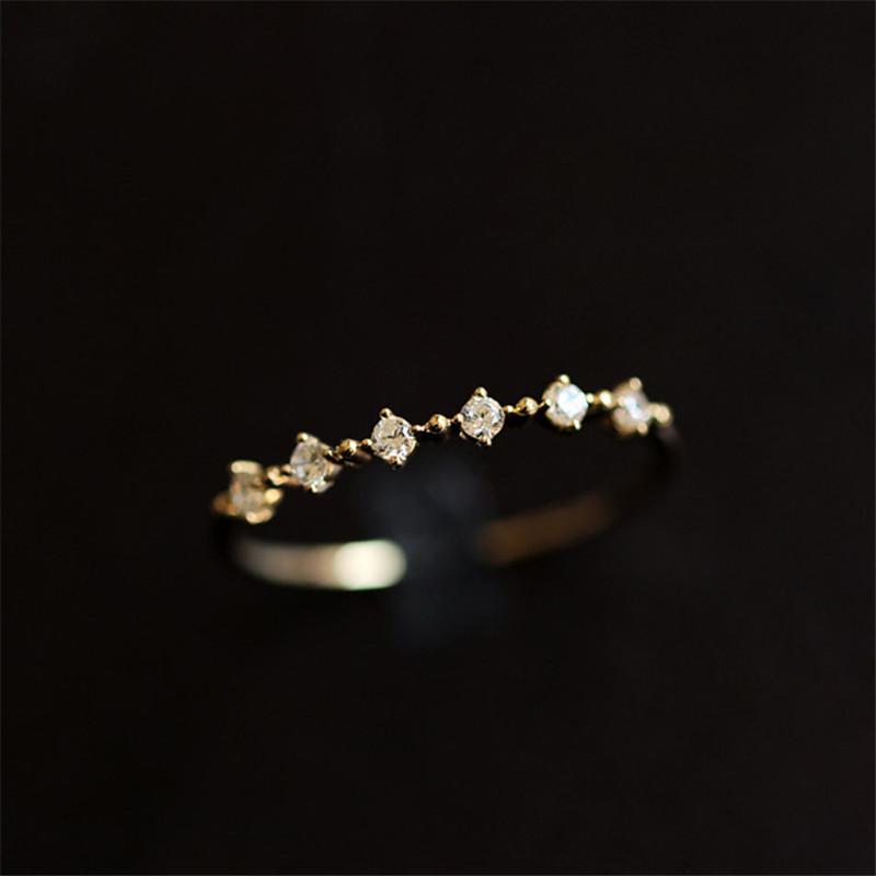 925 Sterling Silver Plating 14k Gold Fashion Simple Pavé Diamond Ring Women Exquisite Sweet Wedding Jewelry Accessories 5 золотой
925 Sterling Silver Plating 14k Gold Fashion Simple Pavé Diamond Ring Women Exquisite Sweet Wedding Jewelry Accessories 5 золотой
