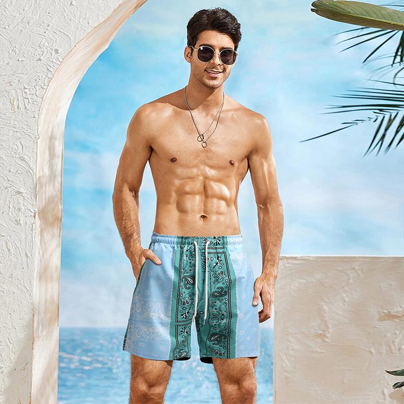 Летние цветы кешью Принт Быстросохнущие Пляжные Повседневные Мужские Спортивные Шорты Модные Шорты 
Летние цветы кешью Принт Быстросохнущие Пляжные Повседневные Мужские Спортивные Шорты Модные Шорты