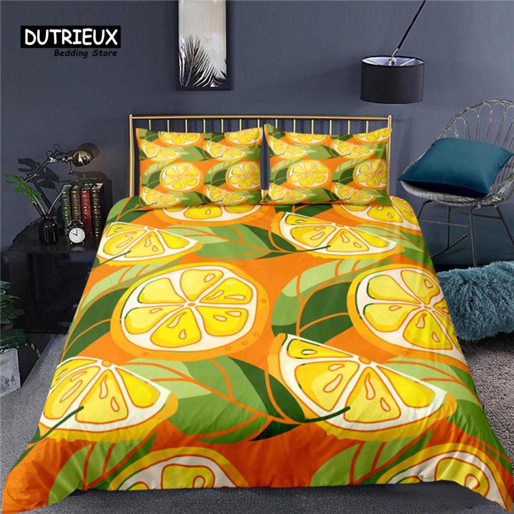 Luxury 3D Fruit Lemon Print Home Living Comfortable Duvet Cover Pillowcase Kid Bedding Set Queen and King EU/US/AU/UK Size EU single(135x200cm)
Luxury 3D Fruit Lemon Print Home Living Comfortable Duvet Cover Pillowcase Kid Bedding Set Queen and King EU/US/AU/UK Size EU single(135x200cm)