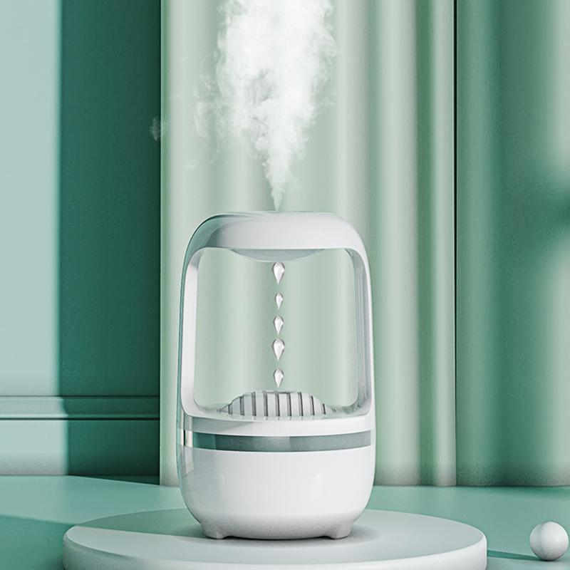 New Creative Anti Gravity Water Drop Back Flow Aroma Essential Oil Diffuser Desktop Fog Volume USB Raindrop Humidifier білий
New Creative Anti Gravity Water Drop Back Flow Aroma Essential Oil Diffuser Desktop Fog Volume USB Raindrop Humidifier білий