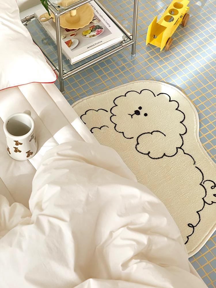 VIKAMA Ins Style Teenage Girl Cute Cartoon Dog Striped Carpet Entry Door Mat Sofa Coffee Table Footrest Bedroom Bedside Blanket 40X60CM(1.3X2FT
VIKAMA Ins Style Teenage Girl Cute Cartoon Dog Striped Carpet Entry Door Mat Sofa Coffee Table Footrest Bedroom Bedside Blanket 40X60CM(1.3X2FT