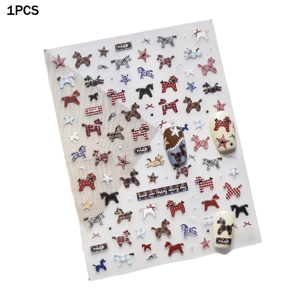 Self Adhesive Nail Art Stickers Manicure Decals Cute Anime Cartoon Horse Pony Dog Cat Rabbit Bowknot Silhouette Diy Stickers
Self Adhesive Nail Art Stickers Manicure Decals Cute Anime Cartoon Horse Pony Dog Cat Rabbit Bowknot Silhouette Diy Stickers