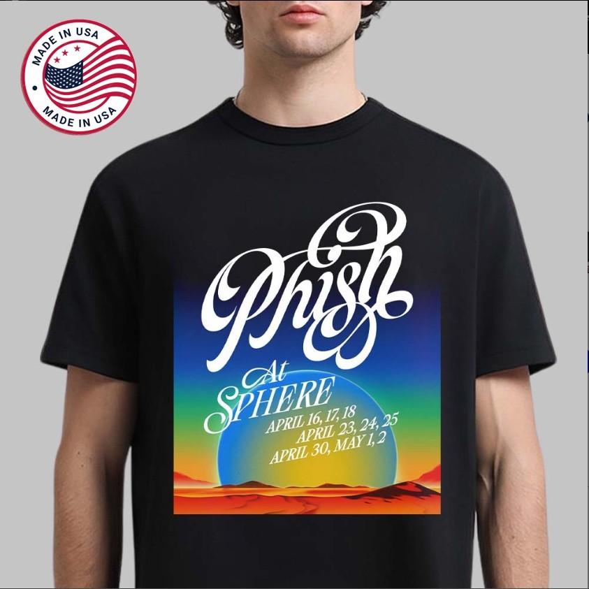 Phish Live At Sphere Las Vegas 2026 TShirt April May 9 Shows Concert Merch Tee Unisex T-Shirt L
Phish Live At Sphere Las Vegas 2026 TShirt April May 9 Shows Concert Merch Tee Unisex T-Shirt L