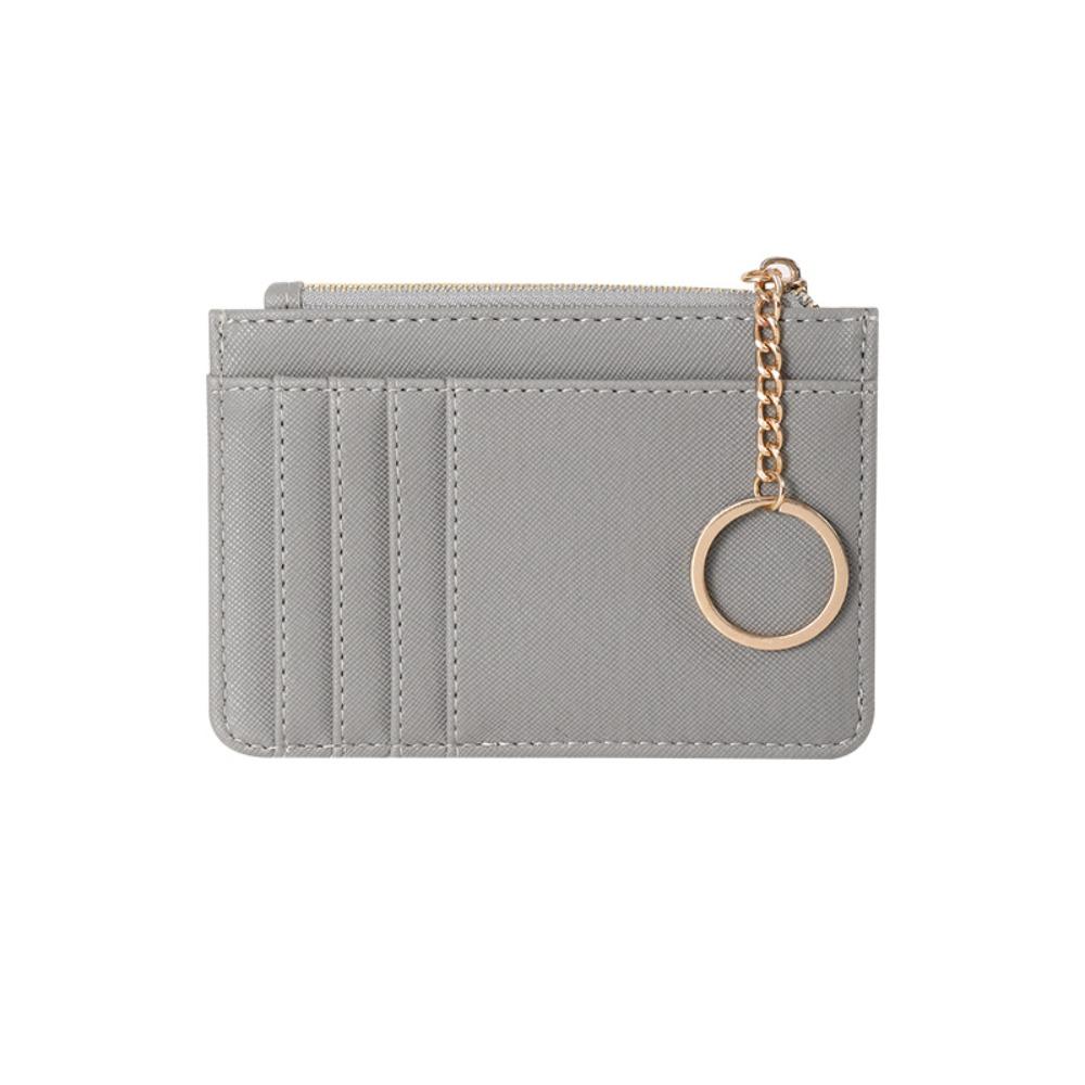 New Solid Color Coin Purse Keychain with Key Ring Wear-resistant Card Holoder Wallet Waterproof Multi-card Money Bag серый
New Solid Color Coin Purse Keychain with Key Ring Wear-resistant Card Holoder Wallet Waterproof Multi-card Money Bag серый