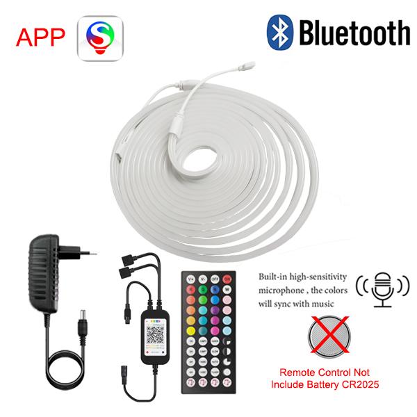 Светодиодная неоновая лента Tuya WiFi 24V RGB Диммируемая Bluetooth 2M-10M Светодиодная лампа IP67 Водонепроницаемая Гибкая лента Декорация Рождество US Plug&2M
Светодиодная неоновая лента Tuya WiFi 24V RGB Диммируемая Bluetooth 2M-10M Светодиодная лампа IP67 Водонепроницаемая Гибкая лента Декорация Рождество US Plug&2M