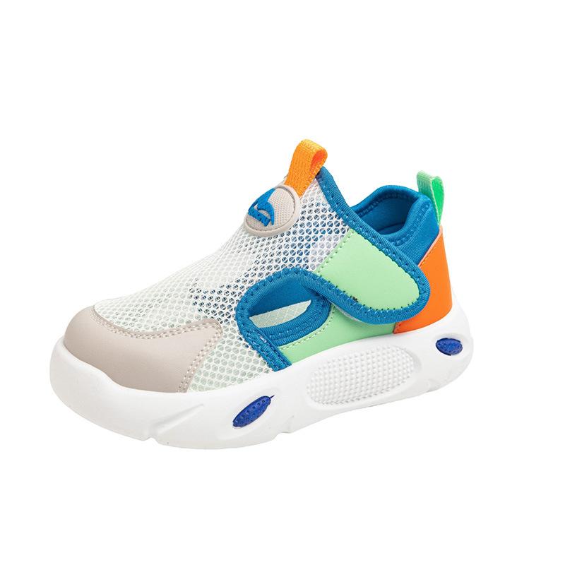 Новая летняя детская обувь для ходьбы, сетчатые сандалии, детская обувь, на мягкой подошве, текстильная обувь на мягкой подошве для детей 24 синий
Новая летняя детская обувь для ходьбы, сетчатые сандалии, детская обувь, на мягкой подошве, текстильная обувь на мягкой подошве для детей 24 синий