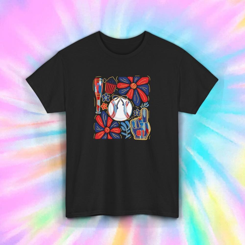 Retro Baseball Fan Shirt Colorful Flowers Softball Gift S-5XL 2XL
Retro Baseball Fan Shirt Colorful Flowers Softball Gift S-5XL 2XL
