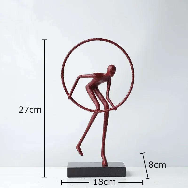 Geometric Framework Gymnast Figures Statue Cast Iron Crafts Desk Decoration Abstract Character Sculpture Room Aesthetics Decor
Geometric Framework Gymnast Figures Statue Cast Iron Crafts Desk Decoration Abstract Character Sculpture Room Aesthetics Decor