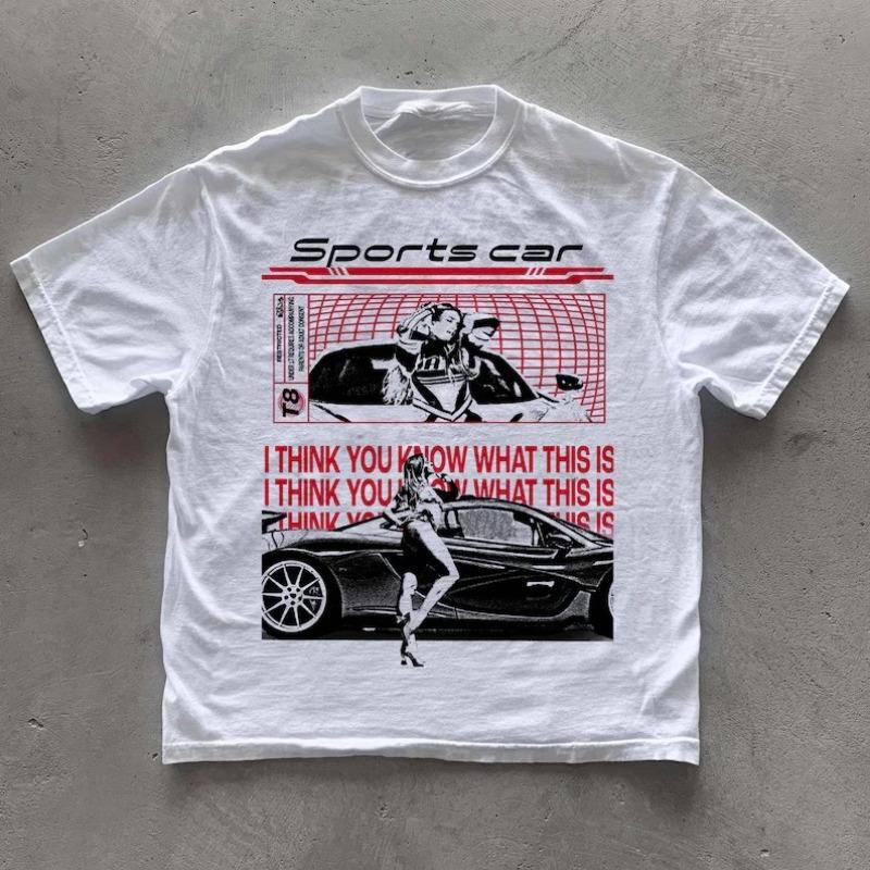 Tate McRae and Sports Car Printed Tshirt Women Unisex Street Hiphop Style Top Springsummer Loose Short Sleeved Unisex Tshirt M
Tate McRae and Sports Car Printed Tshirt Women Unisex Street Hiphop Style Top Springsummer Loose Short Sleeved Unisex Tshirt M